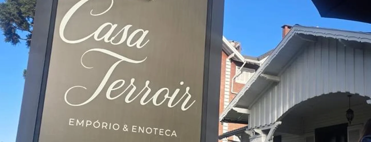 Fachada da Casa Terroir em Canela